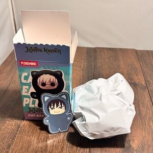 PUREMIND X Jujutsu Kaisen Cat Ear Plush Keychain Confirmed Color Blind Open Box